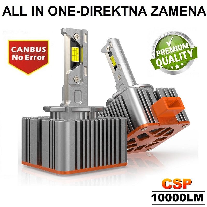 LED D8S - D8R SET 10000LM - CANBUS, ZAMENA ZA FABRICKI XENON Beograd Zemun